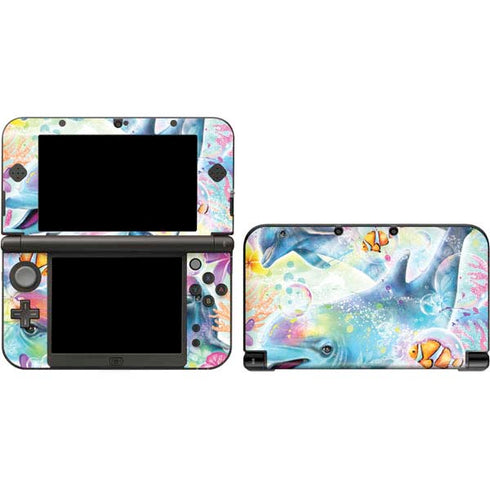 Pastel Dolphins by Sheena Pike Nintendo Skins